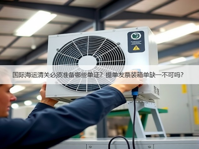 国际海运清关必须准备哪些单证？提单发票装箱单缺一不可吗？(图2)