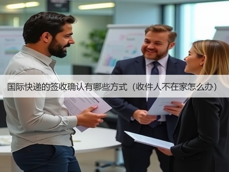 国际快递的签收确认有哪些方式（收件人不在家怎么办）