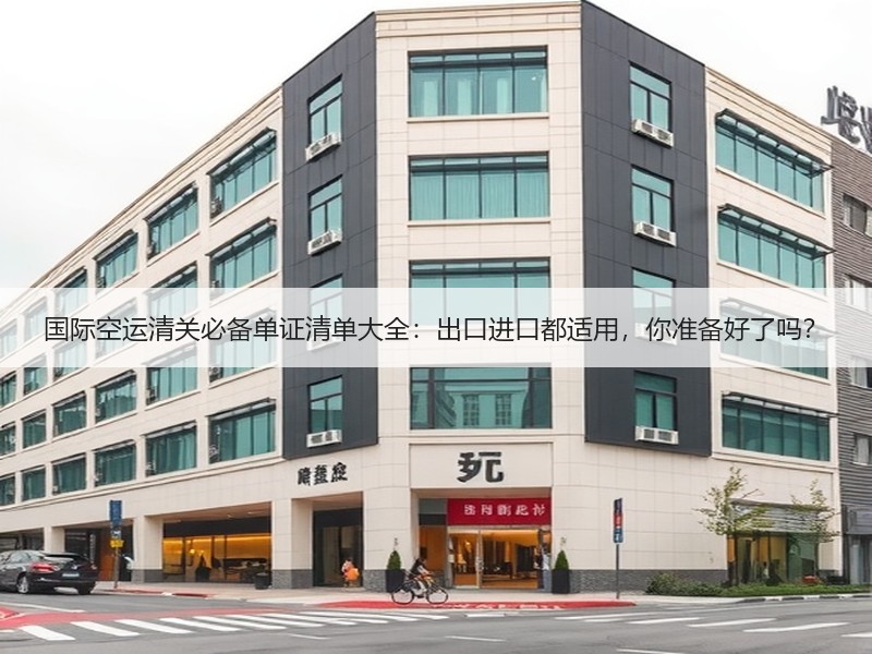 国际空运清关必备单证清单大全：出口进口都适用，你准备好了吗？