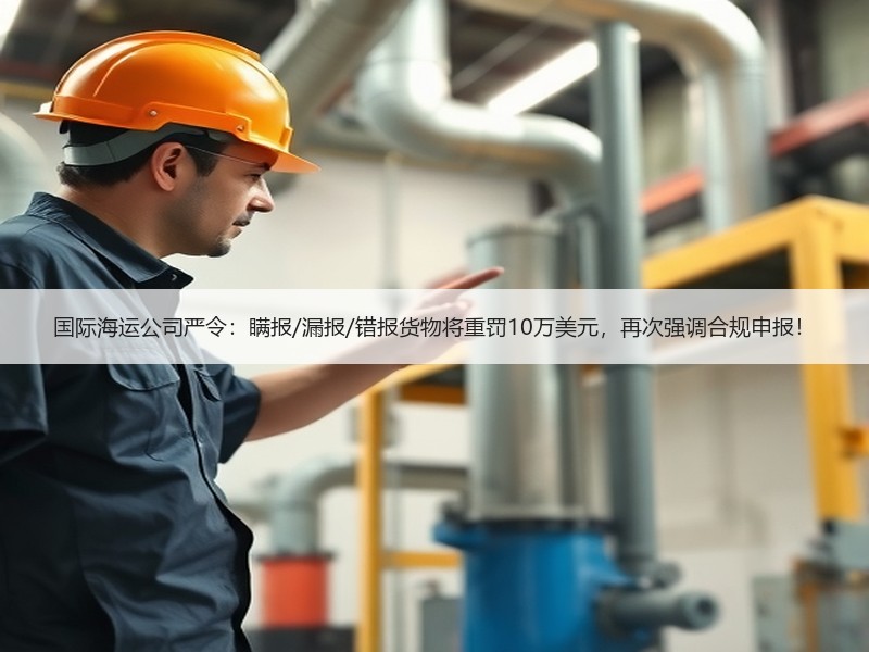 国际海运公司严令:瞒报/漏报/错报货物将重罚10万美元,再次强调合规申报! 国际海运公司严令:瞒报/漏报/错报货物将重罚10万美元,再次强调合规申报!