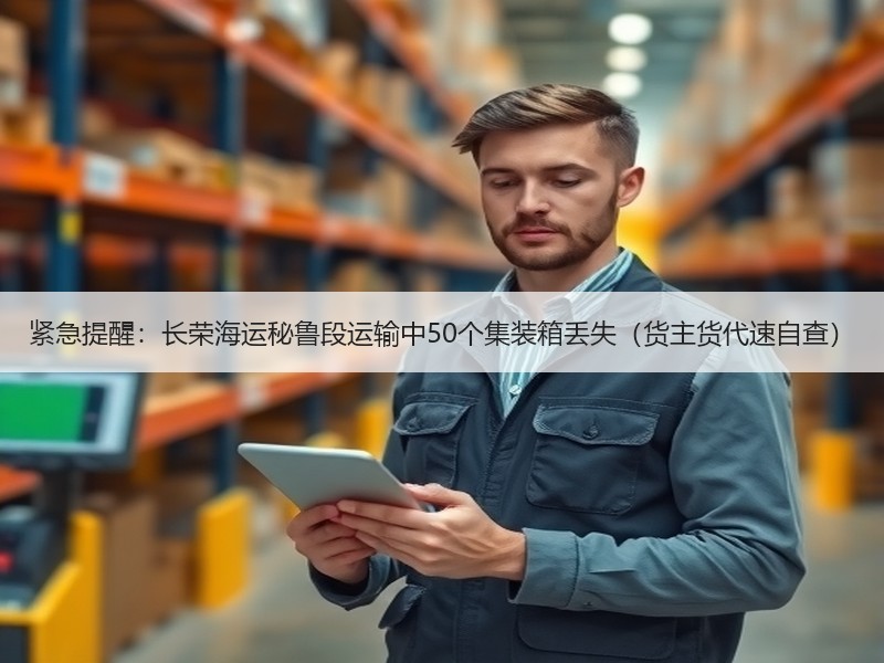 紧急提醒：长荣海运秘鲁段运输中50个集装箱丢失（货主货代速自查）