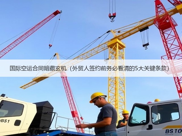 国际空运合同暗藏玄机(外贸人签约前务必看清的5大关键条款)(图3) 国际空运合同暗藏玄机(外贸人签约前务必看清的5大关键条款)(图3)
