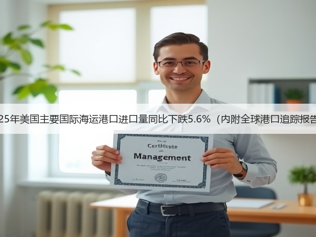 2025年美国主要国际海运港口进口量同比下跌5.6%（内附全球港口追踪报告）(图2)