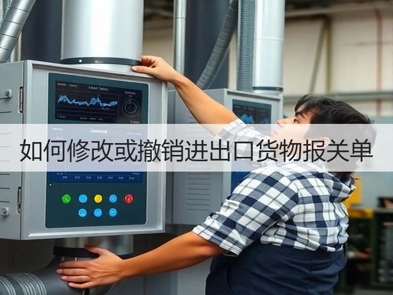 如何修改或撤销进出口货物报关单 如何修改或撤销进出口货物报关单