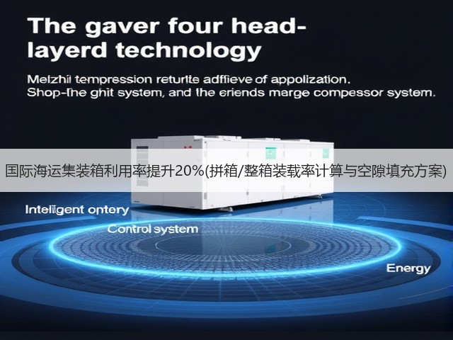 国际海运集装箱利用率提升20%(拼箱/整箱装载率计算与空隙填充方案)(图3) 国际海运集装箱利用率提升20%(拼箱/整箱装载率计算与空隙填充方案)(图3)