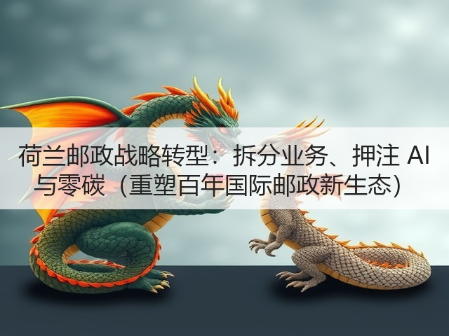 荷兰邮政战略转型:拆分业务、押注 AI 与零碳(重塑百年国际邮政新生态)(图1) 荷兰邮政战略转型:拆分业务、押注 AI 与零碳(重塑百年国际邮政新生态)(图1)