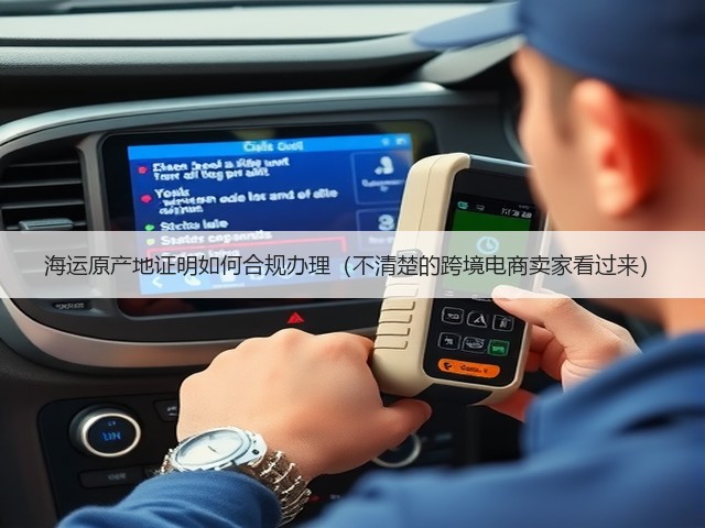 海运原产地证明如何合规办理(不清楚的跨境电商卖家看过来)(图1) 海运原产地证明如何合规办理(不清楚的跨境电商卖家看过来)(图1)