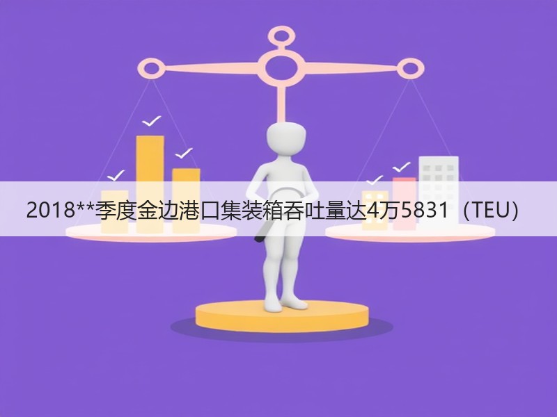 2018**季度金边港口集装箱吞吐量达4万5831(TEU) 2018**季度金边港口集装箱吞吐量达4万5831(TEU)