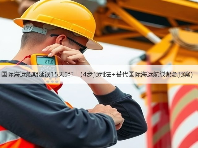 国际海运船期延误15天起？（4步预判法+替代国际海运航线紧急预案）(图3)