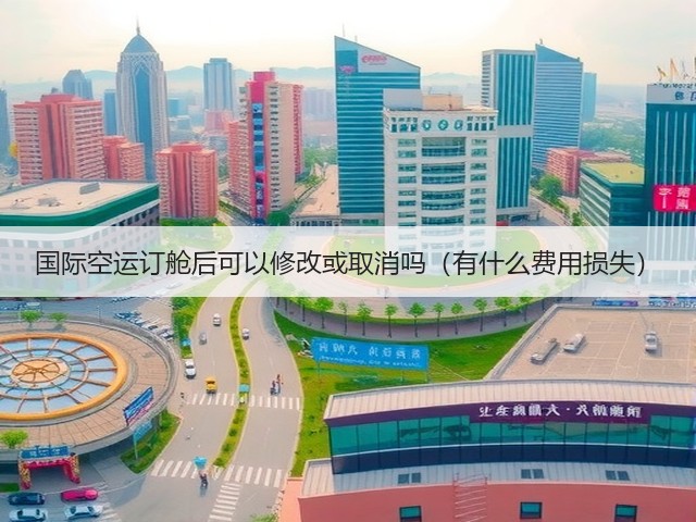 国际空运订舱后可以修改或取消吗(有什么费用损失)(图3) 国际空运订舱后可以修改或取消吗(有什么费用损失)(图3)
