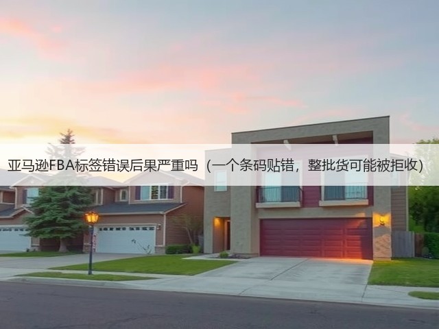 亚马逊FBA标签错误后果严重吗(一个条码贴错,整批货可能被拒收)(图1) 亚马逊FBA标签错误后果严重吗(一个条码贴错,整批货可能被拒收)(图1)