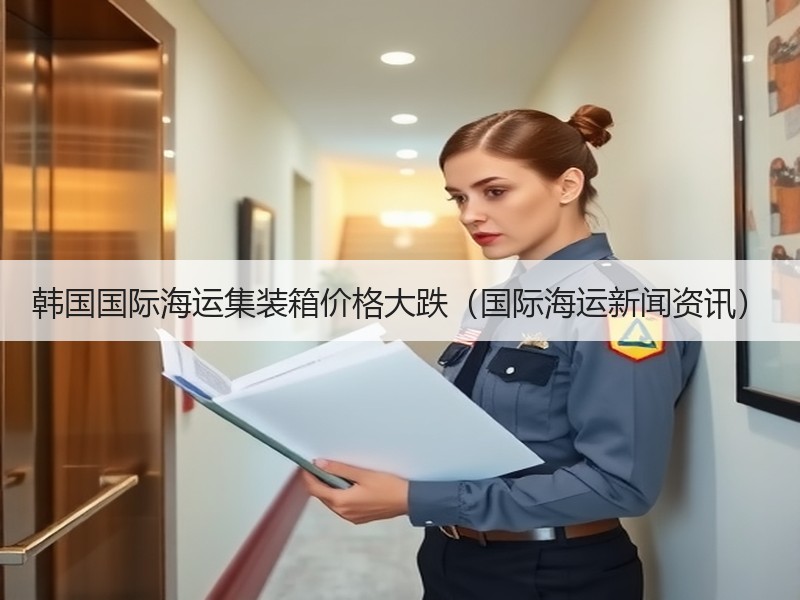 韩国国际海运集装箱价格大跌（国际海运新闻资讯）