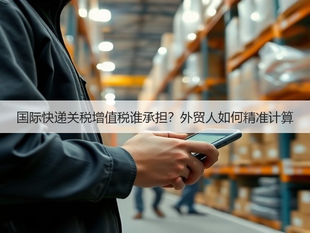 国际快递关税增值税谁承担?外贸人如何精准计算(图1) 国际快递关税增值税谁承担?外贸人如何精准计算(图1)