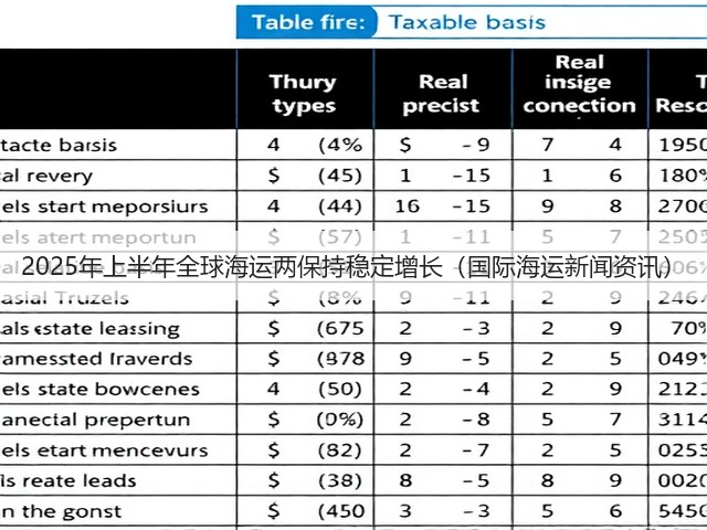 2025年上半年全球海运两保持稳定增长(国际海运新闻资讯)(图2) 2025年上半年全球海运两保持稳定增长(国际海运新闻资讯)(图2)