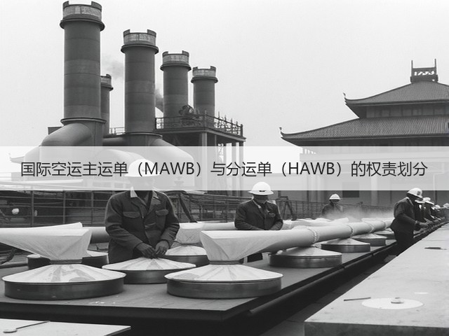 国际空运主运单(MAWB)与分运单(HAWB)的权责划分(图3) 国际空运主运单(MAWB)与分运单(HAWB)的权责划分(图3)