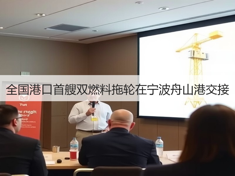 全国港口首艘双燃料拖轮在宁波舟山港交接