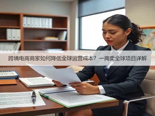 跨境电商商家如何降低全球运营成本?一商卖全球项目详解(图3) 跨境电商商家如何降低全球运营成本?一商卖全球项目详解(图3)