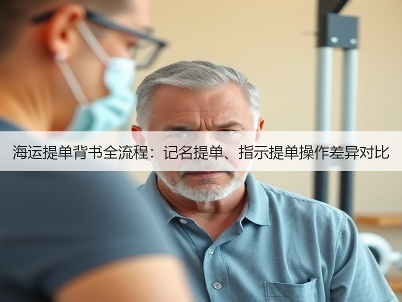 海运提单背书全流程：记名提单、指示提单操作差异对比