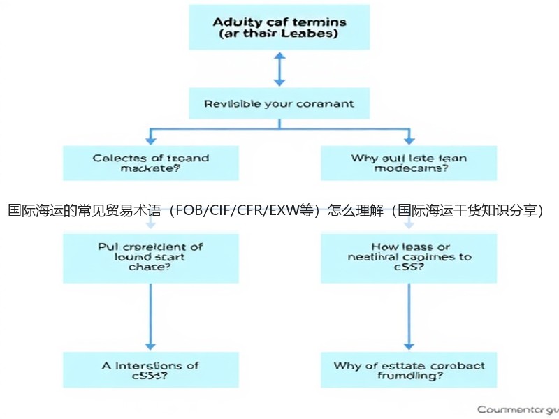 国际海运的常见贸易术语（FOB/CIF/CFR/EXW等）怎么理解（国际海运干货知识分享）