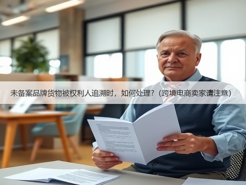 未备案品牌货物被权利人追溯时,如何处理?(跨境电商卖家请注意) 未备案品牌货物被权利人追溯时,如何处理?(跨境电商卖家请注意)