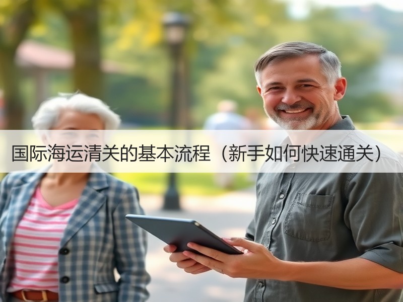 国际海运清关的基本流程（新手如何快速通关）