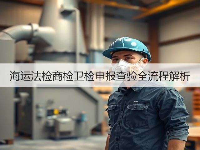 海运法检商检卫检申报查验全流程解析(图1)