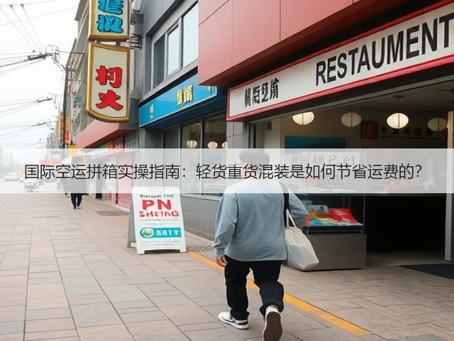 国际空运拼箱实操指南：轻货重货混装是如何节省运费的？(图1)