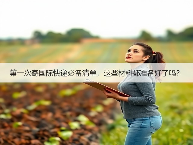 第一次寄国际快递必备清单,这些材料都准备好了吗?(图3) 第一次寄国际快递必备清单,这些材料都准备好了吗?(图3)