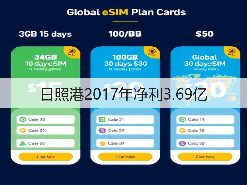 日照港2017年净利3.69亿