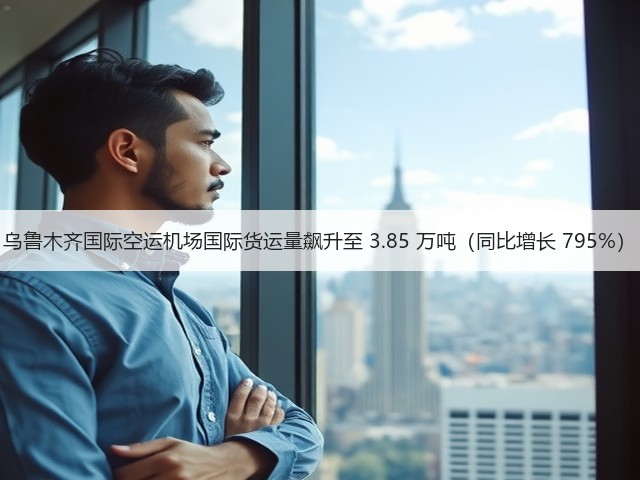 乌鲁木齐国际空运机场国际货运量飙升至 3.85 万吨（同比增长 795%）(图1)