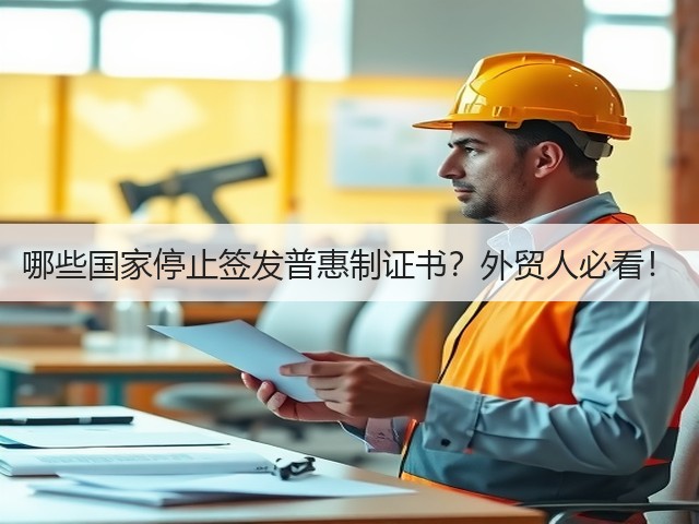 哪些国家停止签发普惠制证书？外贸人必看！(图2)