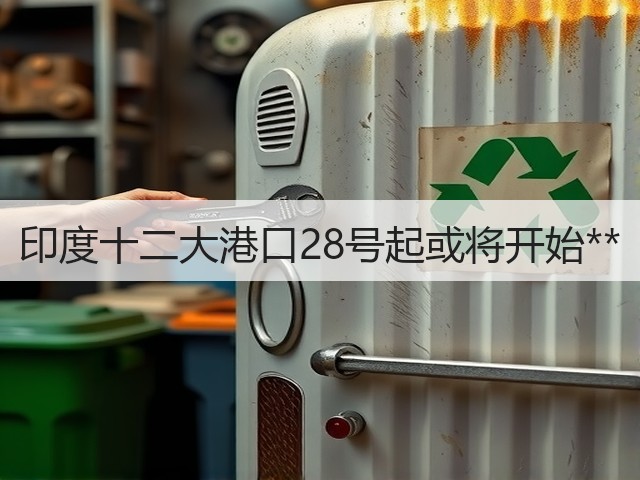 印度十二大港口28号起或将开始**(图3) 印度十二大港口28号起或将开始**(图3)