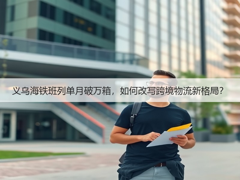 义乌海铁班列单月破万箱，如何改写跨境物流新格局？