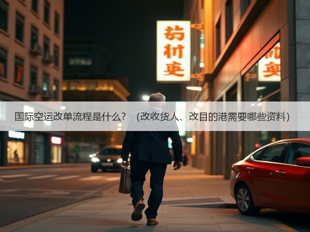 国际空运改单流程是什么?(改收货人、改目的港需要哪些资料)(图3) 国际空运改单流程是什么?(改收货人、改目的港需要哪些资料)(图3)