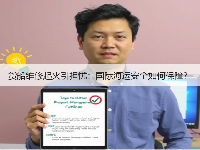 货船维修起火引担忧：国际海运安全如何保障？(图1)