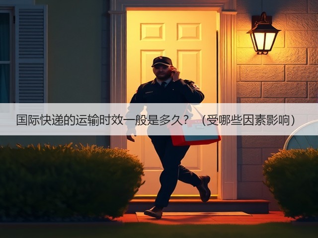 国际快递的运输时效一般是多久?(受哪些因素影响)(图1) 国际快递的运输时效一般是多久?(受哪些因素影响)(图1)