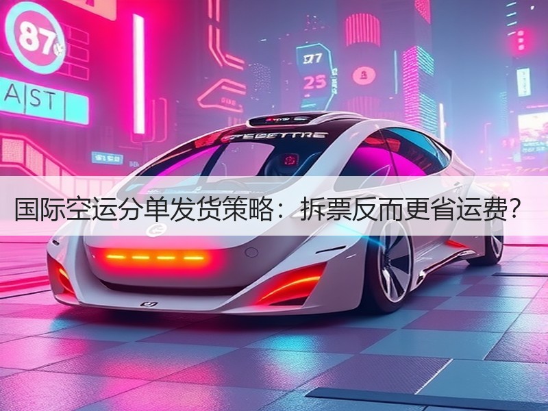 国际空运分单发货策略：拆票反而更省运费？