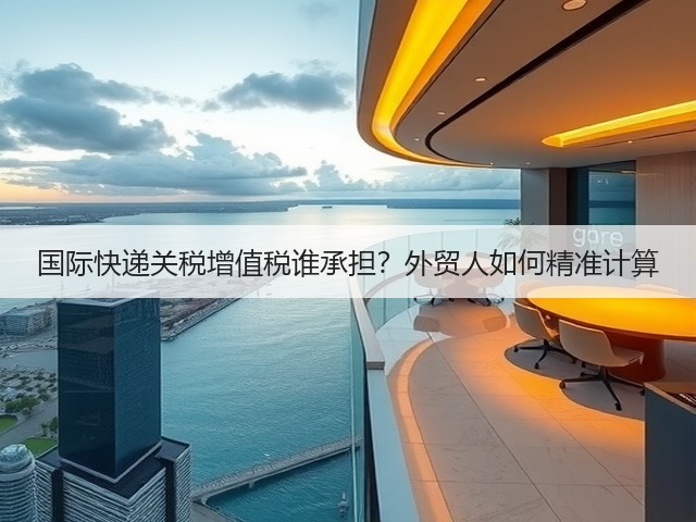 国际快递关税增值税谁承担?外贸人如何精准计算(图2) 国际快递关税增值税谁承担?外贸人如何精准计算(图2)