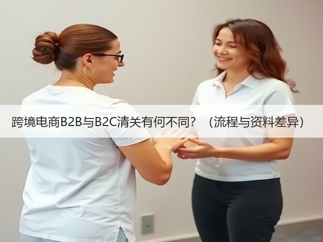 跨境电商B2B与B2C清关有何不同?(流程与资料差异)(图2) 跨境电商B2B与B2C清关有何不同?(流程与资料差异)(图2)