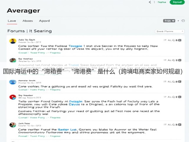 国际海运中的“滞箱费”“滞港费”是什么(跨境电商卖家如何规避)(图3) 国际海运中的“滞箱费”“滞港费”是什么(跨境电商卖家如何规避)(图3)