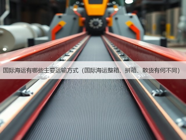 国际海运有哪些主要运输方式(国际海运整箱、拼箱、散货有何不同)(图2) 国际海运有哪些主要运输方式(国际海运整箱、拼箱、散货有何不同)(图2)