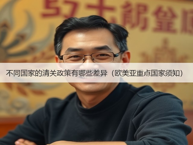 不同国家的清关政策有哪些差异(欧美亚重点国家须知)(图3) 不同国家的清关政策有哪些差异(欧美亚重点国家须知)(图3)