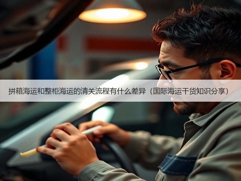 拼箱海运和整柜海运的清关流程有什么差异（国际海运干货知识分享）