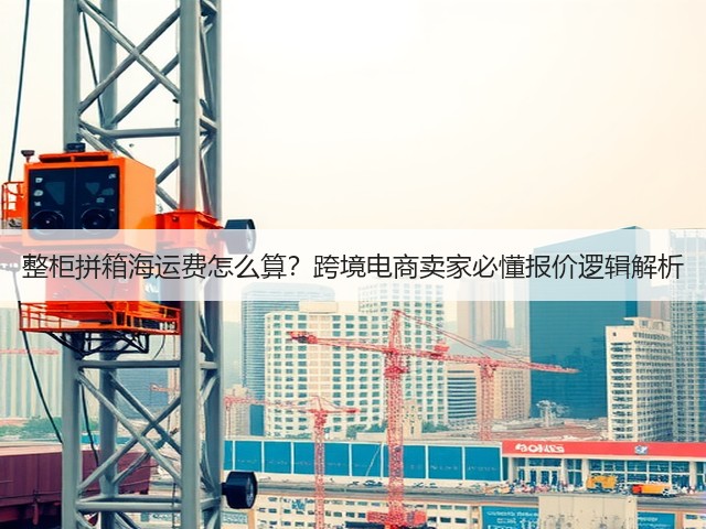整柜拼箱海运费怎么算？跨境电商卖家必懂报价逻辑解析(图1)