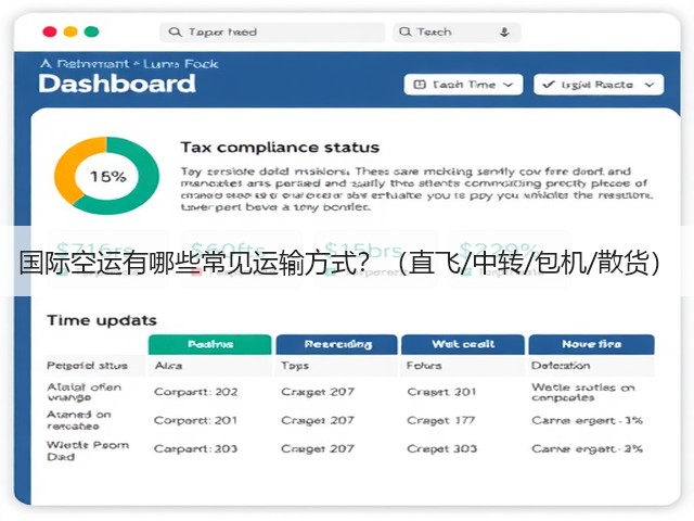 国际空运有哪些常见运输方式？（直飞/中转/包机/散货）(图1)
