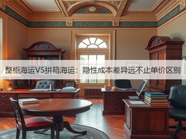 整柜海运VS拼箱海运:隐性成本差异远不止单价区别(图2) 整柜海运VS拼箱海运:隐性成本差异远不止单价区别(图2)
