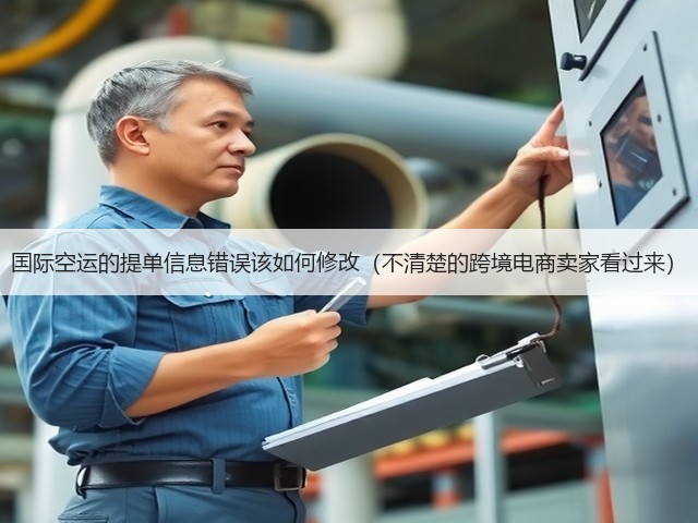 国际空运的提单信息错误该如何修改(不清楚的跨境电商卖家看过来)(图2) 国际空运的提单信息错误该如何修改(不清楚的跨境电商卖家看过来)(图2)