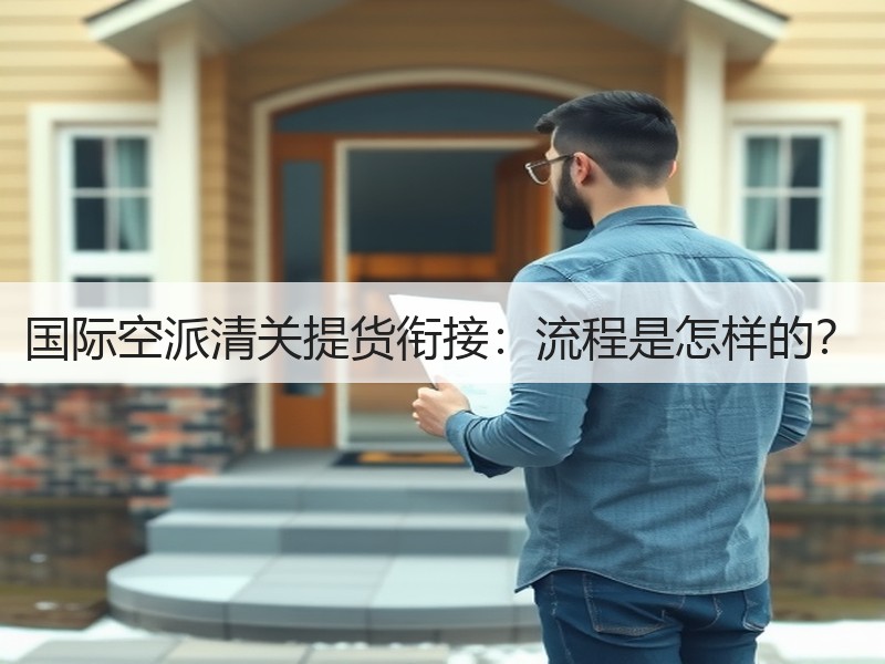 国际空派清关提货衔接:流程是怎样的? 国际空派清关提货衔接:流程是怎样的?