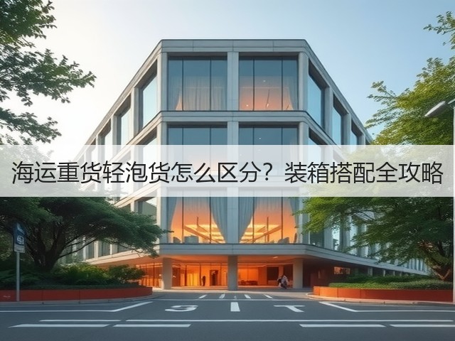 海运重货轻泡货怎么区分?装箱搭配全攻略(图3) 海运重货轻泡货怎么区分?装箱搭配全攻略(图3)