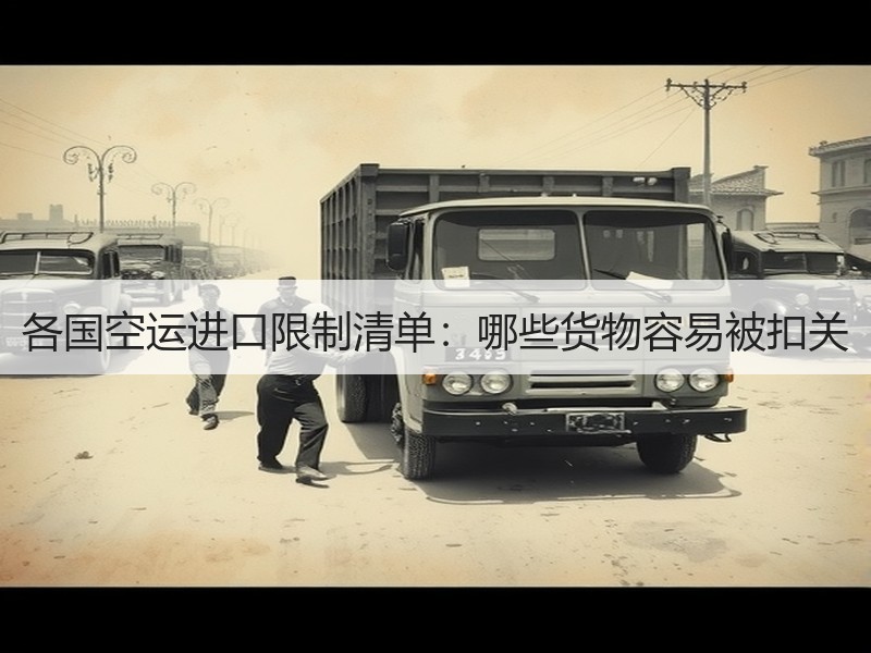 各国空运进口限制清单：哪些货物容易被扣关